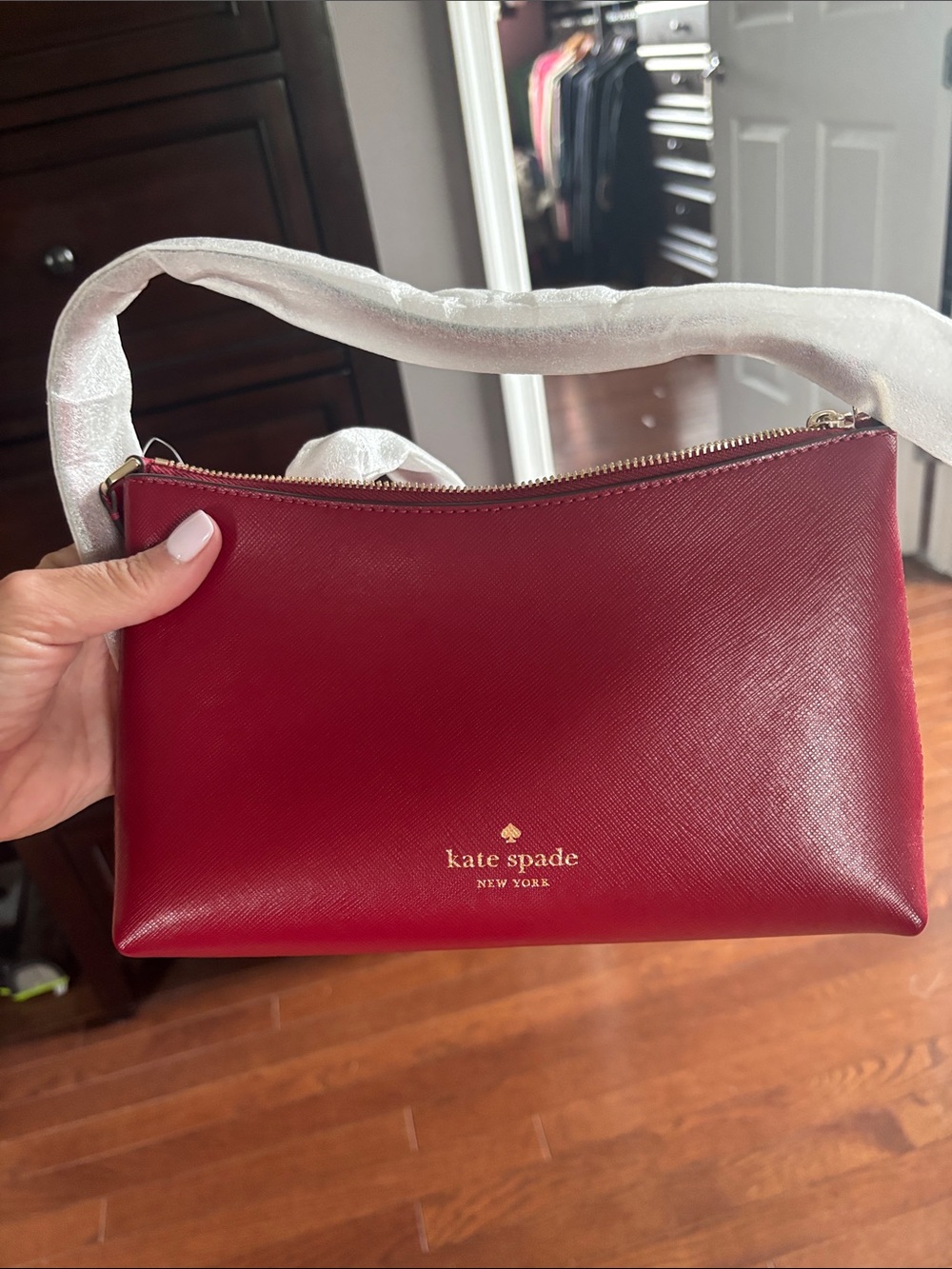 Kate Spade Burgundy Shoulder Bag